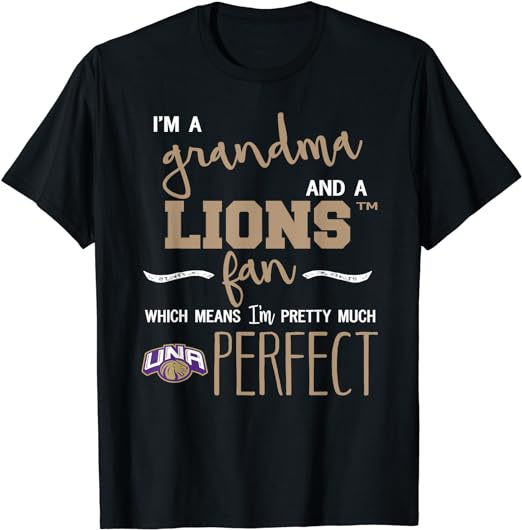 North Alabama Lions Perfect Grandma T-Shirt