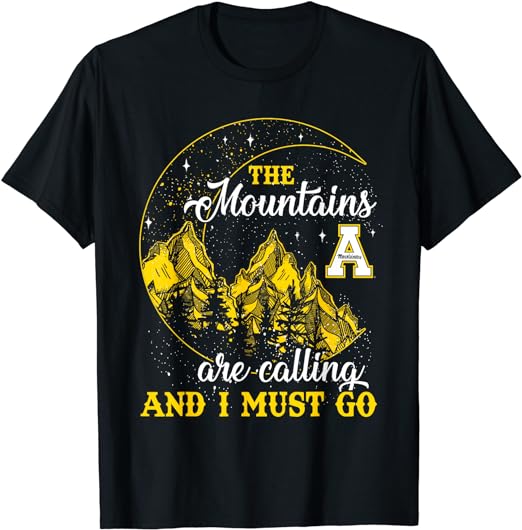 Appalachian State Mountaineers The Mountains Are Calling T-Shirt